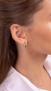 Gold Wave Earrings