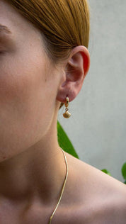 Gold Shell Earrings