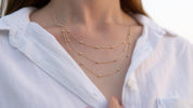 Golden Triple Dorika Necklace