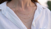 Golden Triple Dorika Necklace