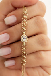 Altın Dorika Toplu Bileklik