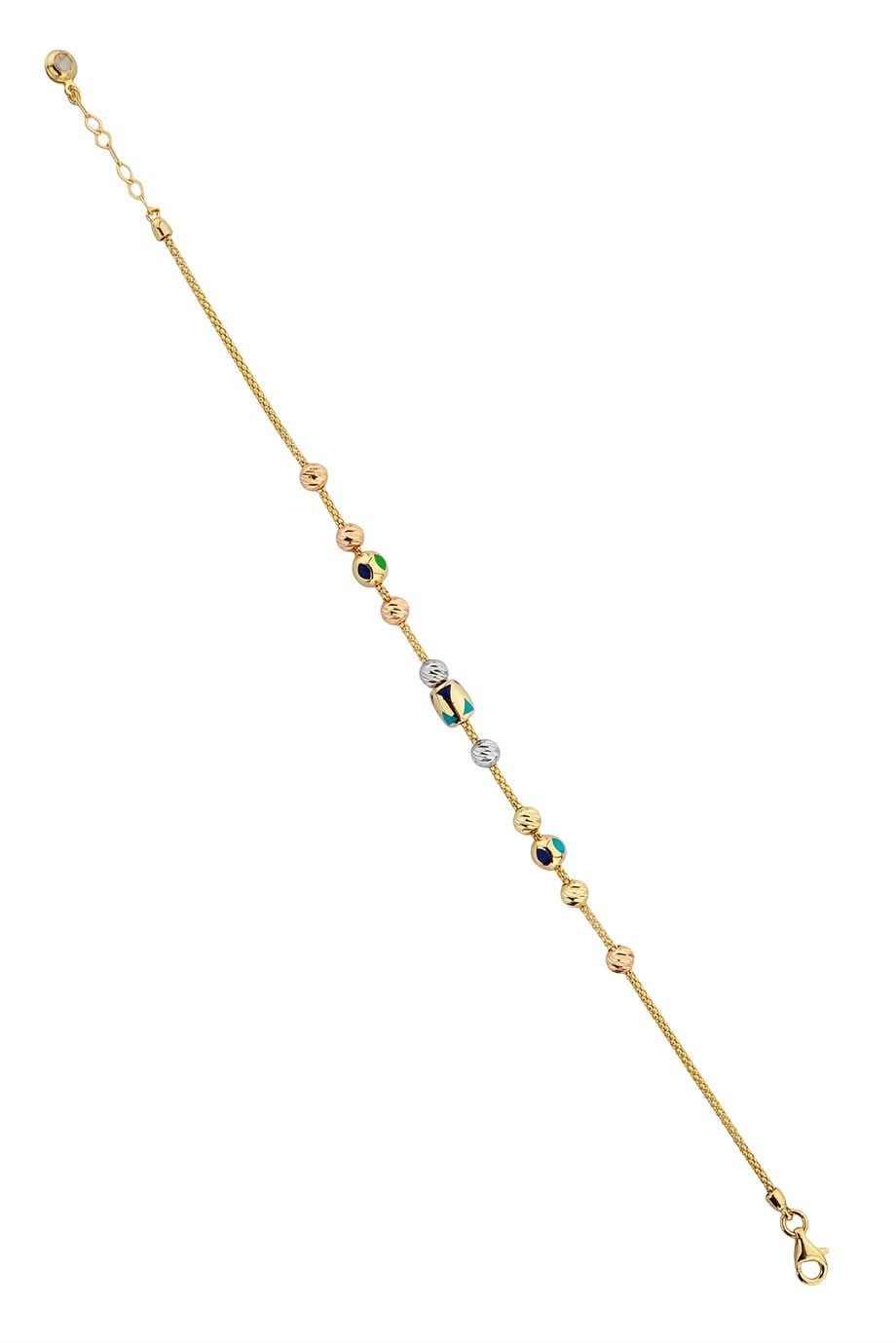 Altın Dorika Toplu Bileklik