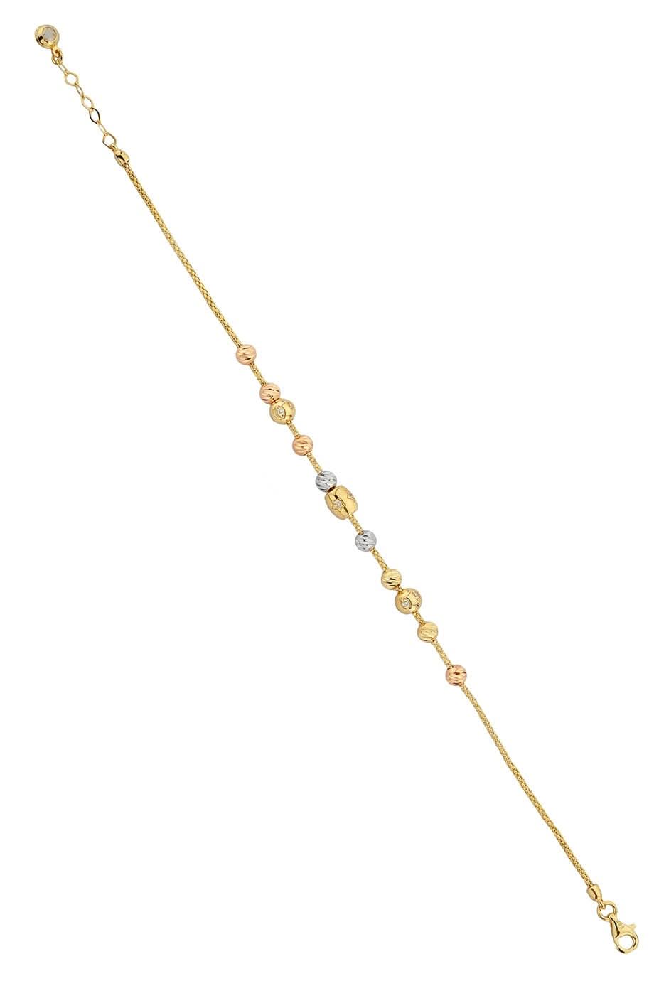 Altın Dorika Toplu Bileklik