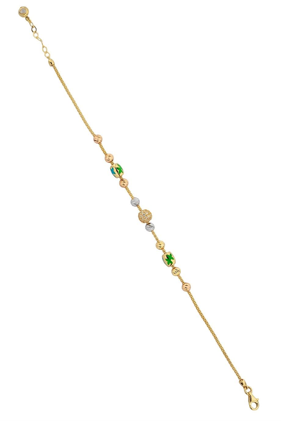 Altın Dorika Toplu Bileklik