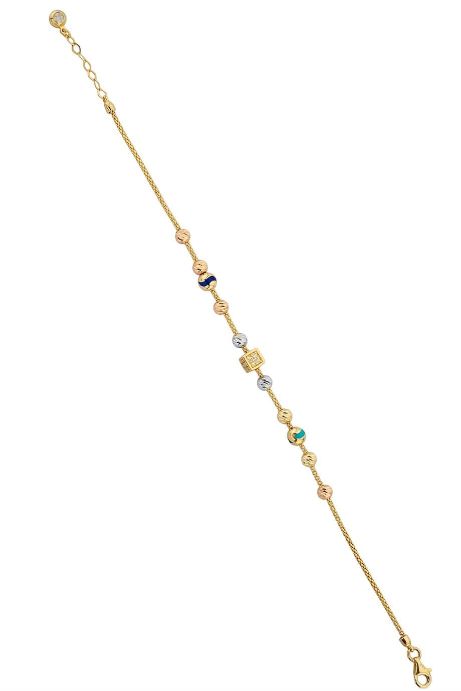 Altın Dorika Toplu Bileklik