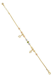 Altın Dorika Toplu Fatma Eli Bileklik