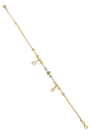 Altın Dorika Toplu Fatma Eli Bileklik