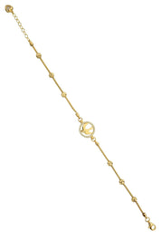 Altın Dorika Toplu Halka Kuş Bileklik