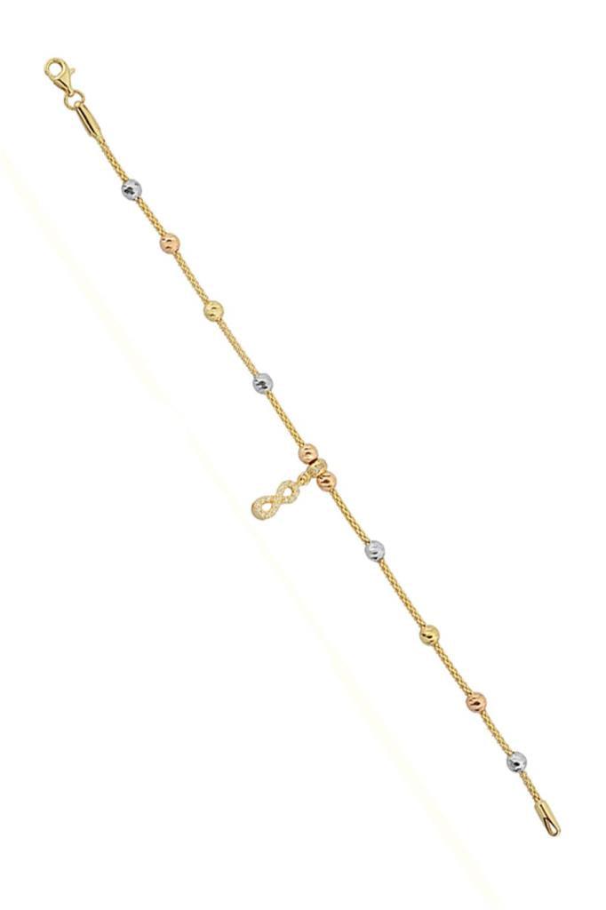 Gold Dorika Collective Raging Infinity Bracelet