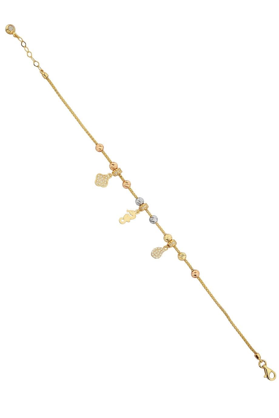 Altın Dorika Toplu Şans Bileklik