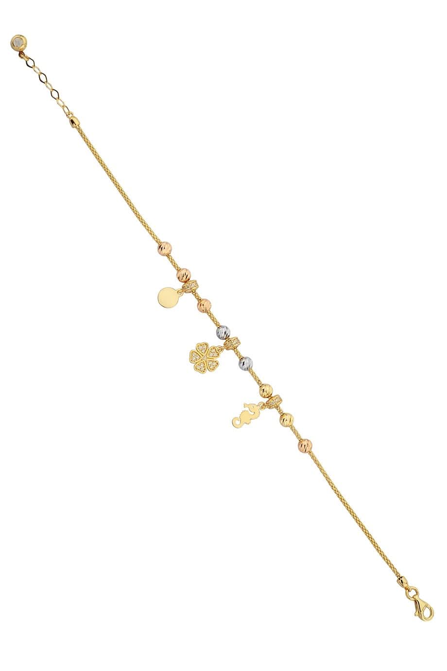 Altın Dorika Toplu Şans Bileklik