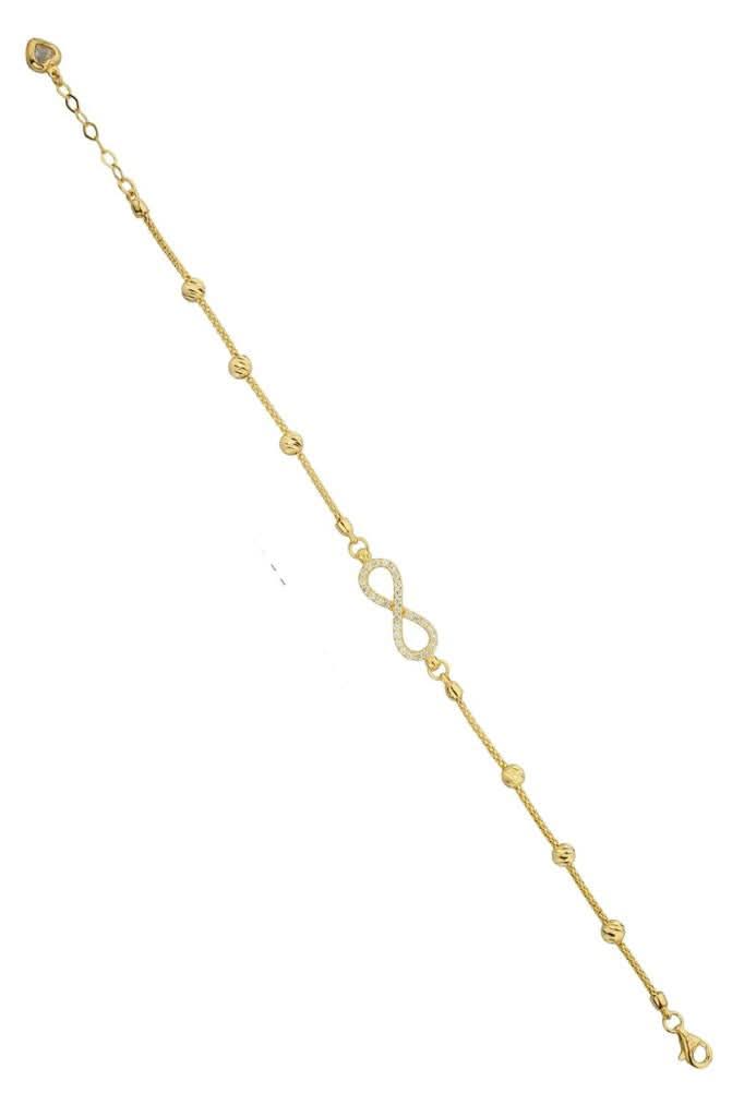 Altın Dorika Toplu Sonsuzluk Bileklik