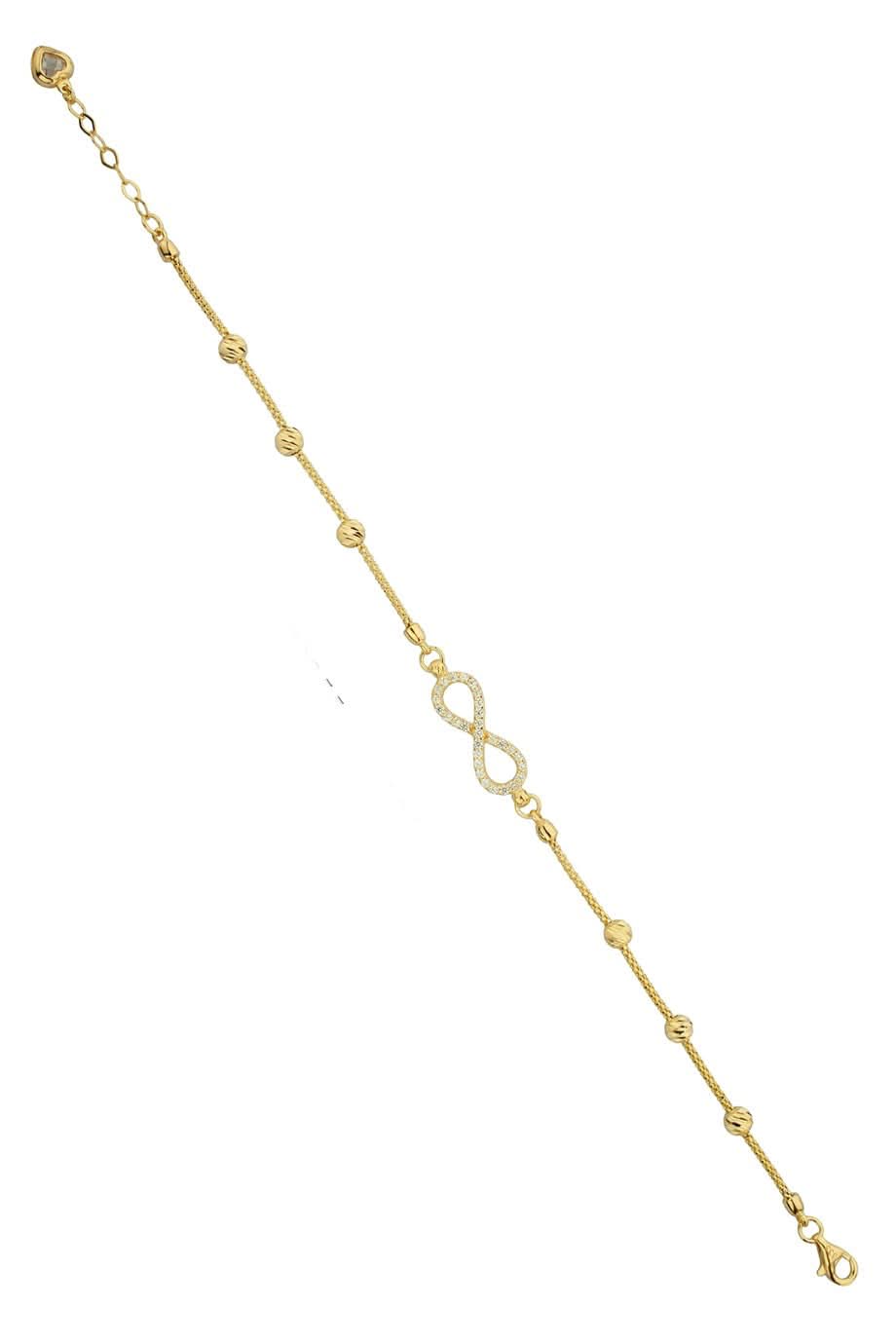 Altın Dorika Toplu Sonsuzluk Bileklik