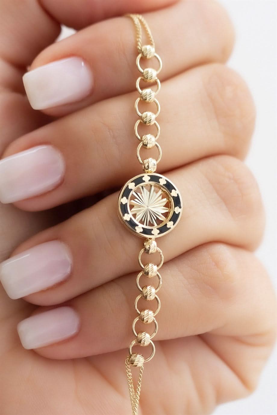 Altın Dorika Toplu Tasarım Bileklik