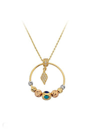 Altın Dorika Toplu Tasarım Kolye