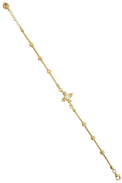 Altın Dorika Toplu Taşlı Ay Bileklik