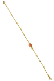 Altın Dorika Toplu Taşlı Bileklik