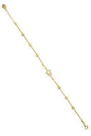 Altın Dorika Toplu Yıldız Bileklik