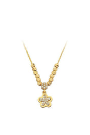 Altın Dorika Toplu Yıldız Kolye