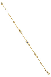 Altın Dorika Toplu Yıldızlı Bileklik