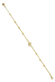 Altın Dorika Toplu Yonca Bileklik