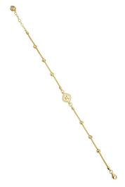 Altın Dorika Toplu Yonca Bileklik