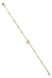 Altın Dorika Toplu Yonca Bileklik