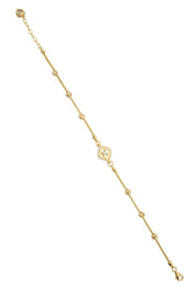 Altın Dorika Toplu Yonca Bileklik