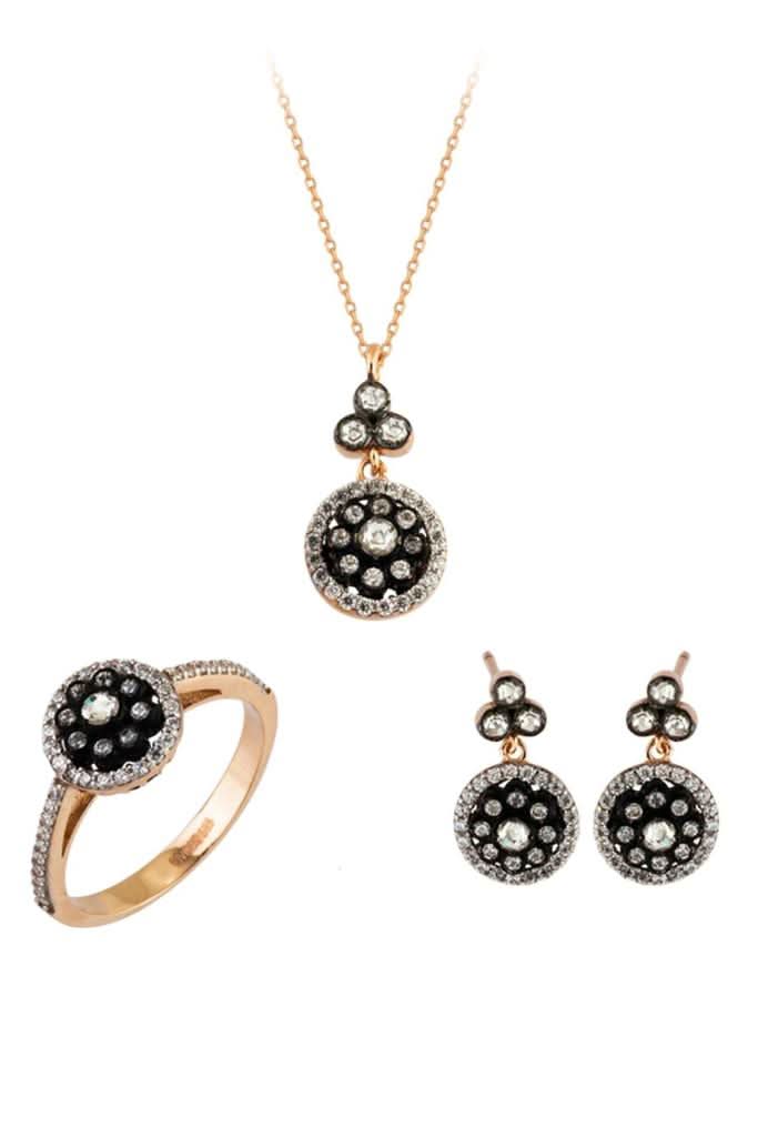 Altın Elmas Görünümlü Mini Set