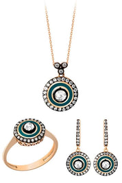 Altın Elmas Görünümlü Mini Set