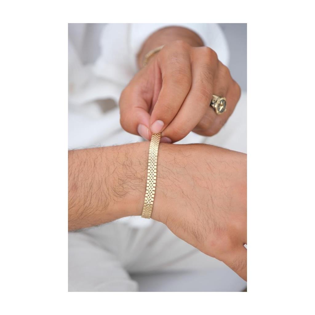 Altın Erkek Bileklik