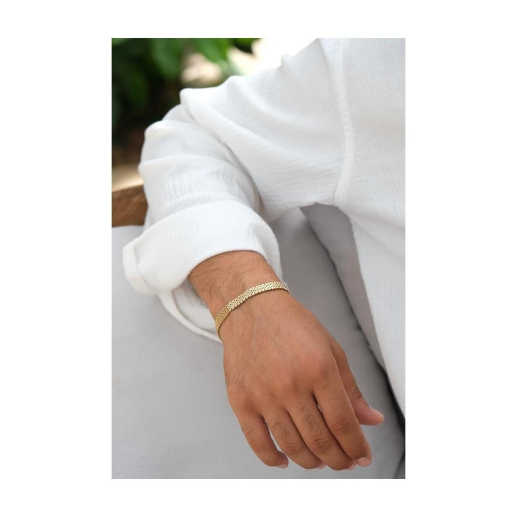 Altın Erkek Bileklik