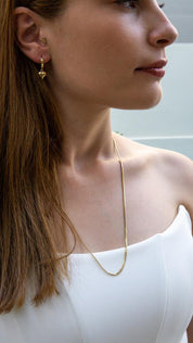 Gold Crush Necklace 60 Cm