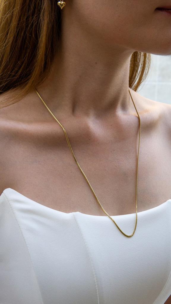 Gold Crush Necklace 60 Cm