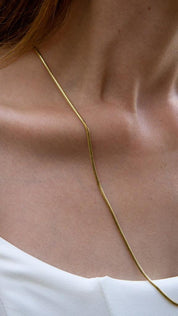 Gold Crush Necklace 60 Cm