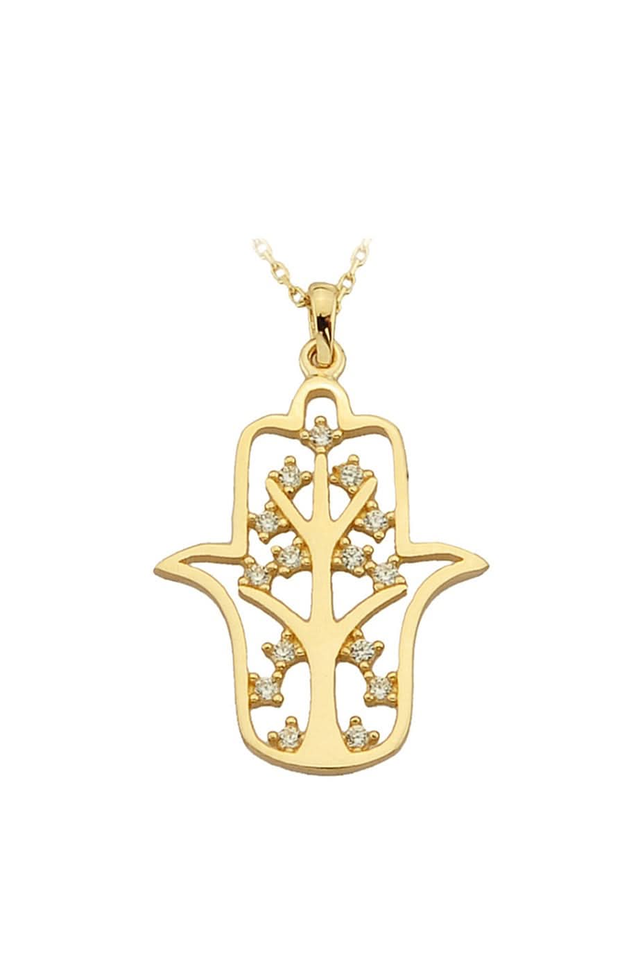 Altın Fatma Ana El Kolye