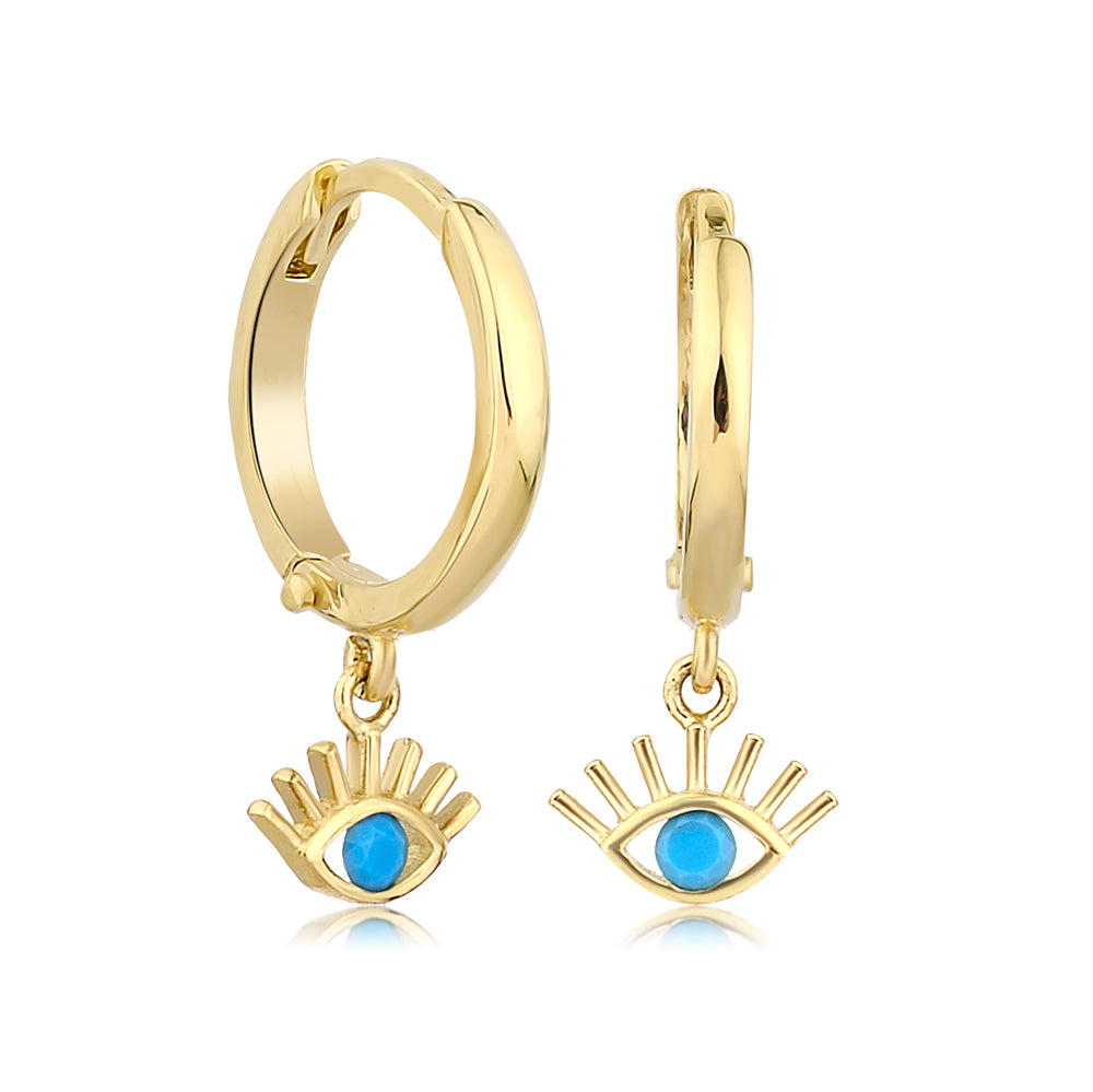 Golden Firuze Earrings