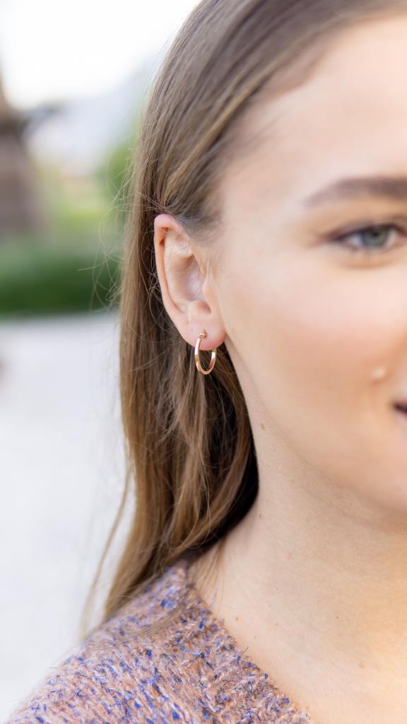 Gold Hoop Earrings