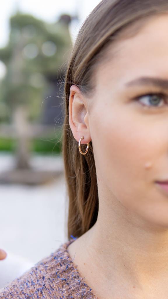 Gold Hoop Earrings