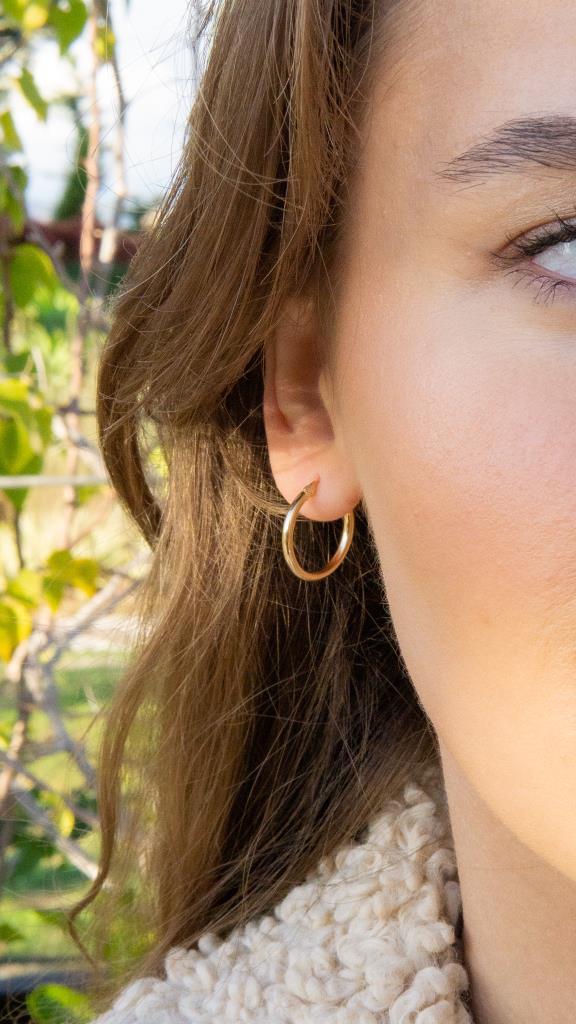 Gold Hoop Earrings