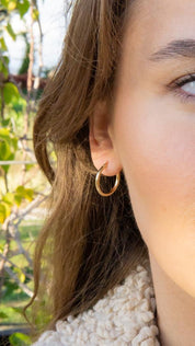 Gold Hoop Earrings