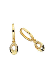 Golden Ring Earrings