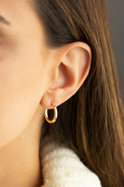 Golden Ring Earrings