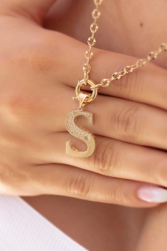 Gold Letter Necklace