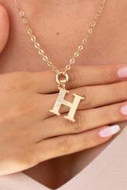 Gold Letter Necklace