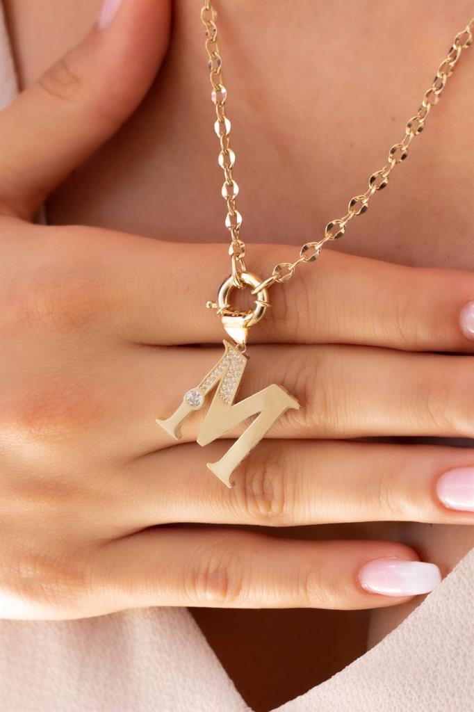 Gold Letter Necklace