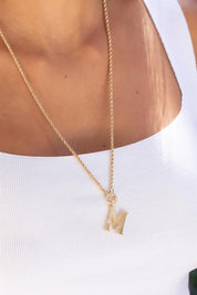 Gold Letter Necklace