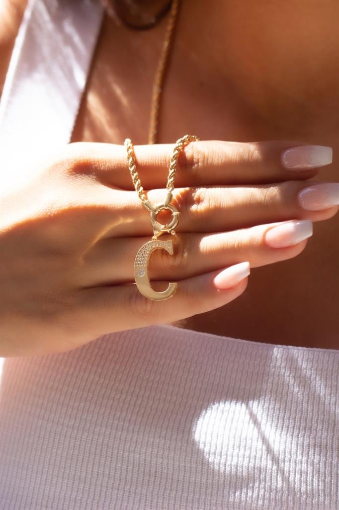 Gold Letter Necklace