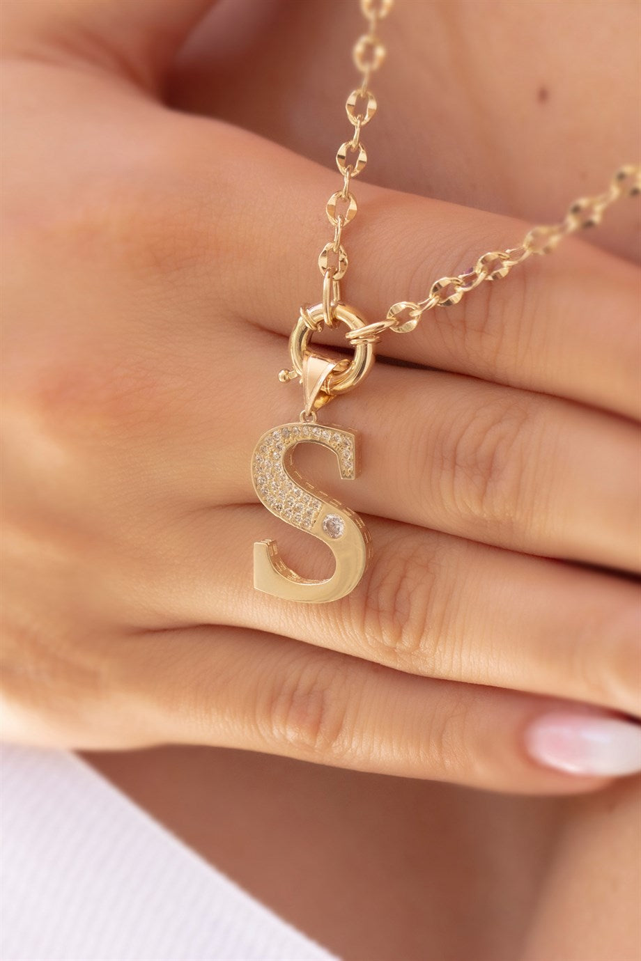 Gold Letter Necklace