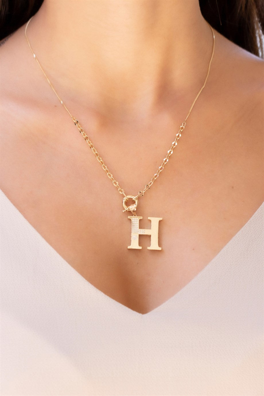 Gold Letter Necklace